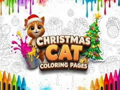 leikur Christmas Cat Coloring Pages