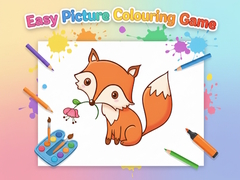 leikur Easy Picture Colouring Game