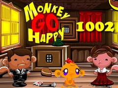 leikur Monkey Go Happy Stage 1002