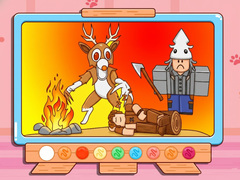 leikur Coloring Book: 99 Nights In The Forest