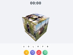 leikur Football Cube Puzzle