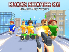 leikur Blocks Shooter 3D! Run, Shoot, Merge Weapons!