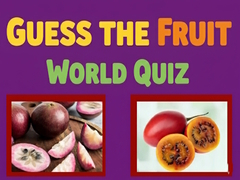 leikur Guess The Fruit World Quiz