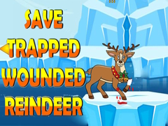 leikur Save Trapped Wounded Reindeer