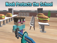 leikur Noob Protects the School