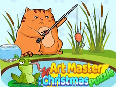 leikur Art Master: Christmas Puzzle