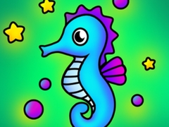leikur Seahorse Coloring