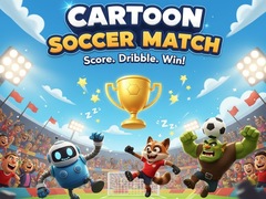 leikur Cartoon Soccer Match