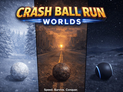 leikur Crash Ball Run: Worlds