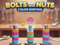 leikur Bolts and Nuts Color Sorting