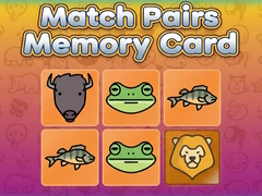 leikur Match Pairs Memory Card