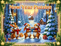 leikur New Year Puzzles