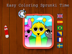 leikur Easy Coloring Sprunki Time