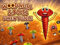 leikur Wood Nuts and Bolts Screw Puzzle