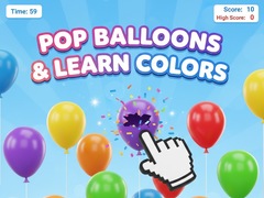 leikur Pop Balloons & Learn Colors
