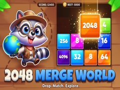 leikur 2048 Merge World