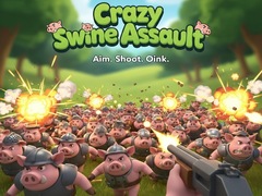 leikur Crazy Swine Assault