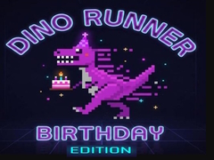 leikur Dino Runner Birthday Edition