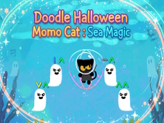 leikur Doodle Halloween Momo Cat : Sea Magic