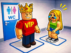 leikur Obby Toilet Line