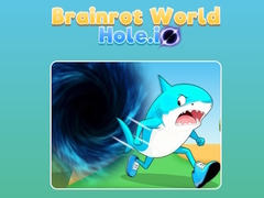 leikur Brainrot World Hole io