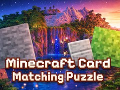 leikur Minecraft Card Matching Puzzle