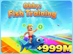 leikur Obby: Fish training