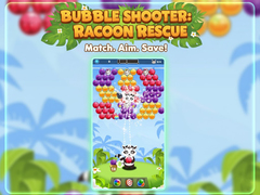 leikur Bubble Shooter Raccoon Rescue