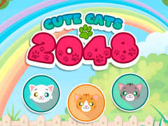 leikur Cute Cats 2048