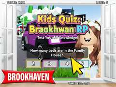 leikur Kids Quiz: Brookhaven RP