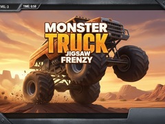 leikur Monster Truck Jigsaw Frenzy