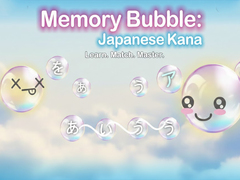 leikur Memory Bubble: Japanese Kana