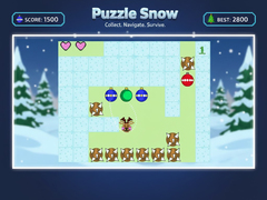 leikur Puzzle Snow