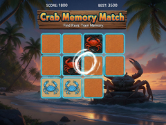 leikur Crab Memory Match