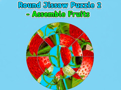 leikur Round jigsaw Puzzle 2 - Assemble Fruits
