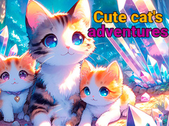 leikur Cute cat's adventures