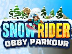 leikur Snow Rider Obby Parkour
