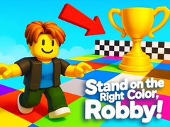 leikur Stand on the Right Color, Robby!
