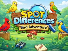 leikur Spot Differences Bird Adventure