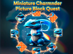 leikur Miniature Charmander Picture Block Quest