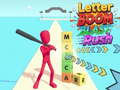 leikur Letter Boom Blast Rush