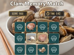 leikur Clam Memory Match