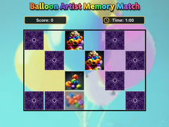 leikur Balloon Artist Memory Match