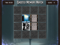 leikur Ghosts Memory Match