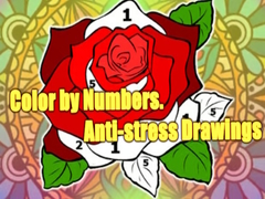 leikur Color by Numbers. Anti-stress Drawings