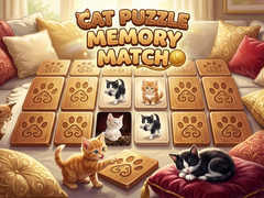 leikur Cat Puzzle Memory Match