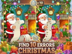 leikur Find 10 Errors Christmas