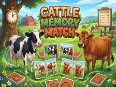 leikur Cattle Memory Match