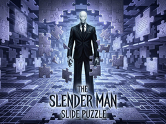 leikur The Slender Man Slide puzzle