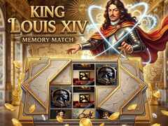 leikur King Louis XIV Memory Match
